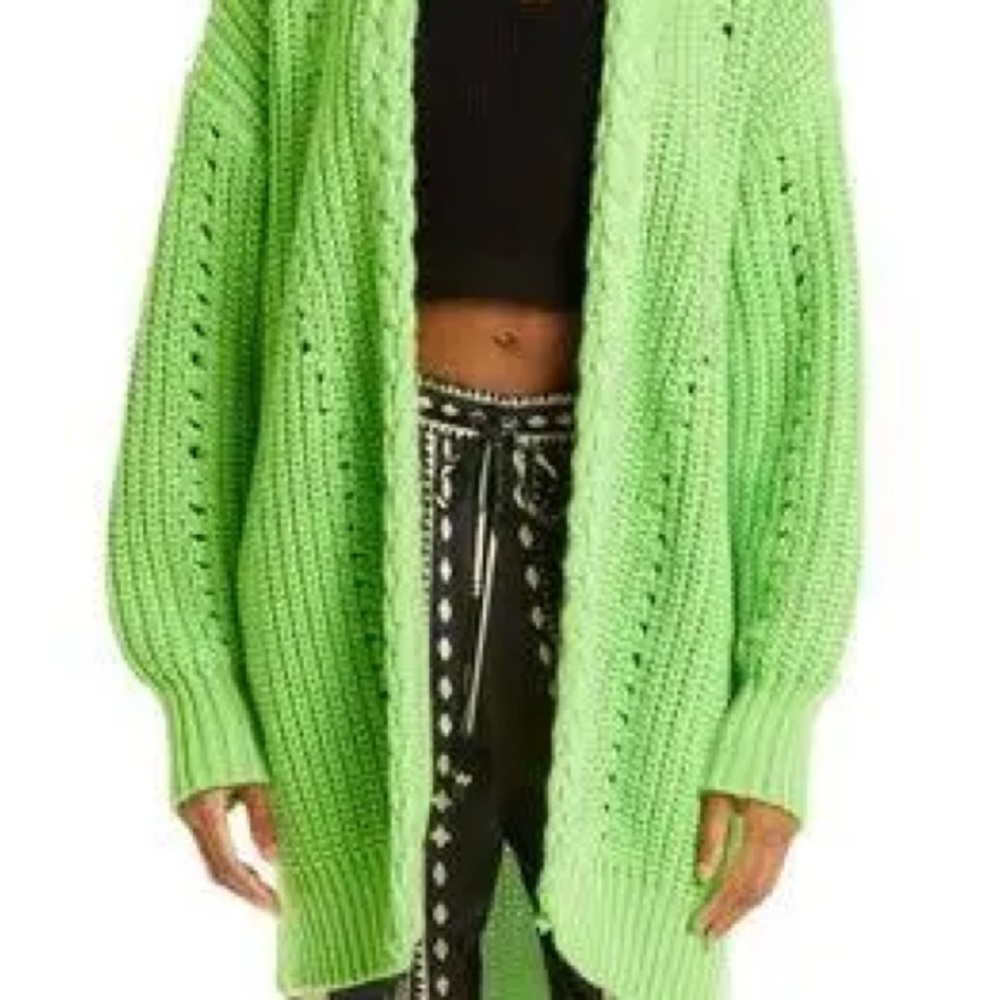 Farm Rio Shaker Stitch oversized Cardigan sz.xs